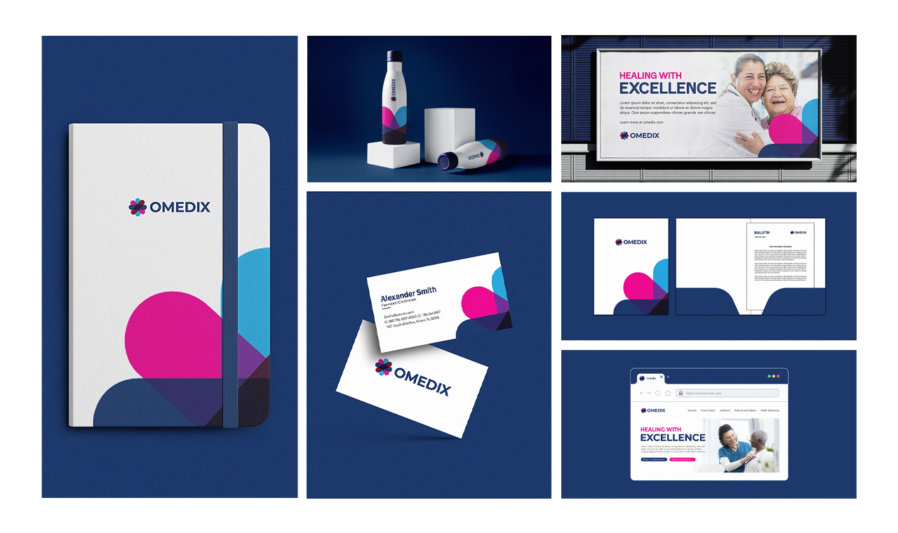 Omedix - Brand Identity/Website/Products/Ad